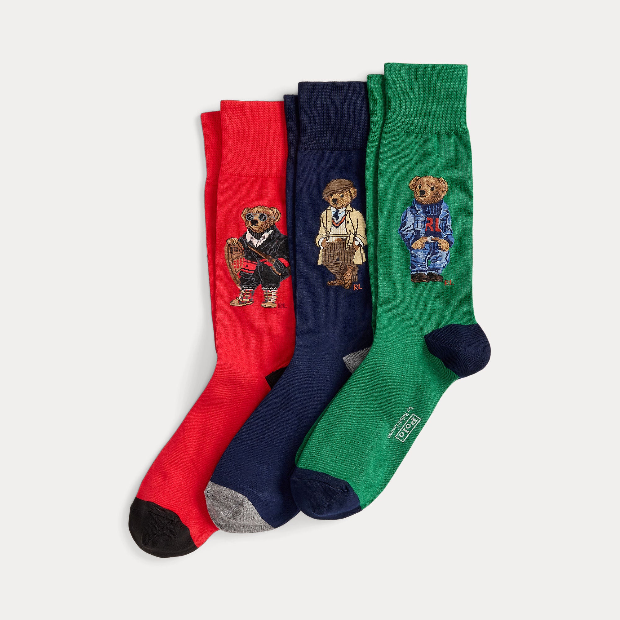 Ralph Lauren Polo Bear Trousers 3-Sock Gift Box