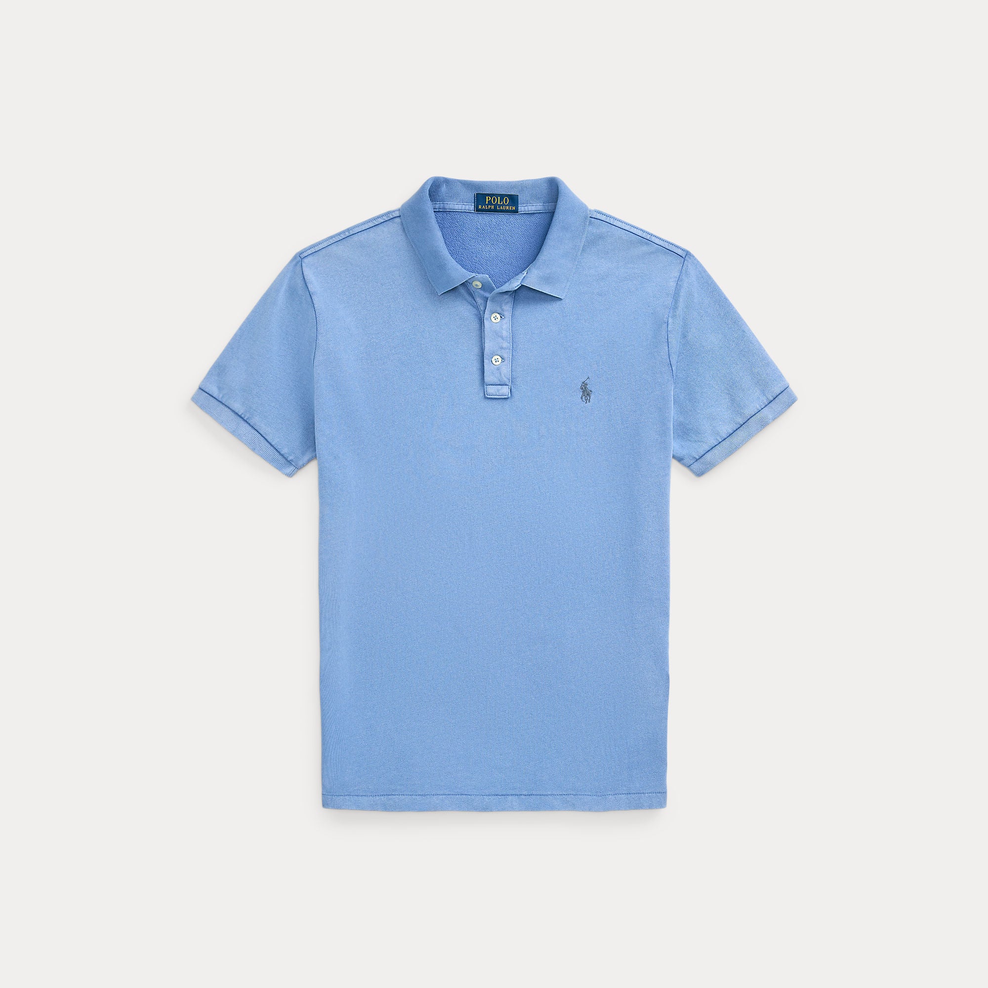 Ralph Lauren Custom Slim Fit Spa Terry Polo Campus Blue