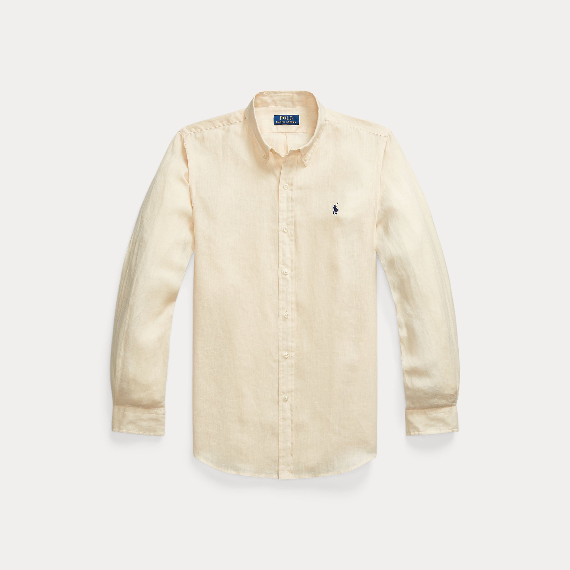 Ralph Lauren Slim Fit 100% Linnen Shirt Full Cream