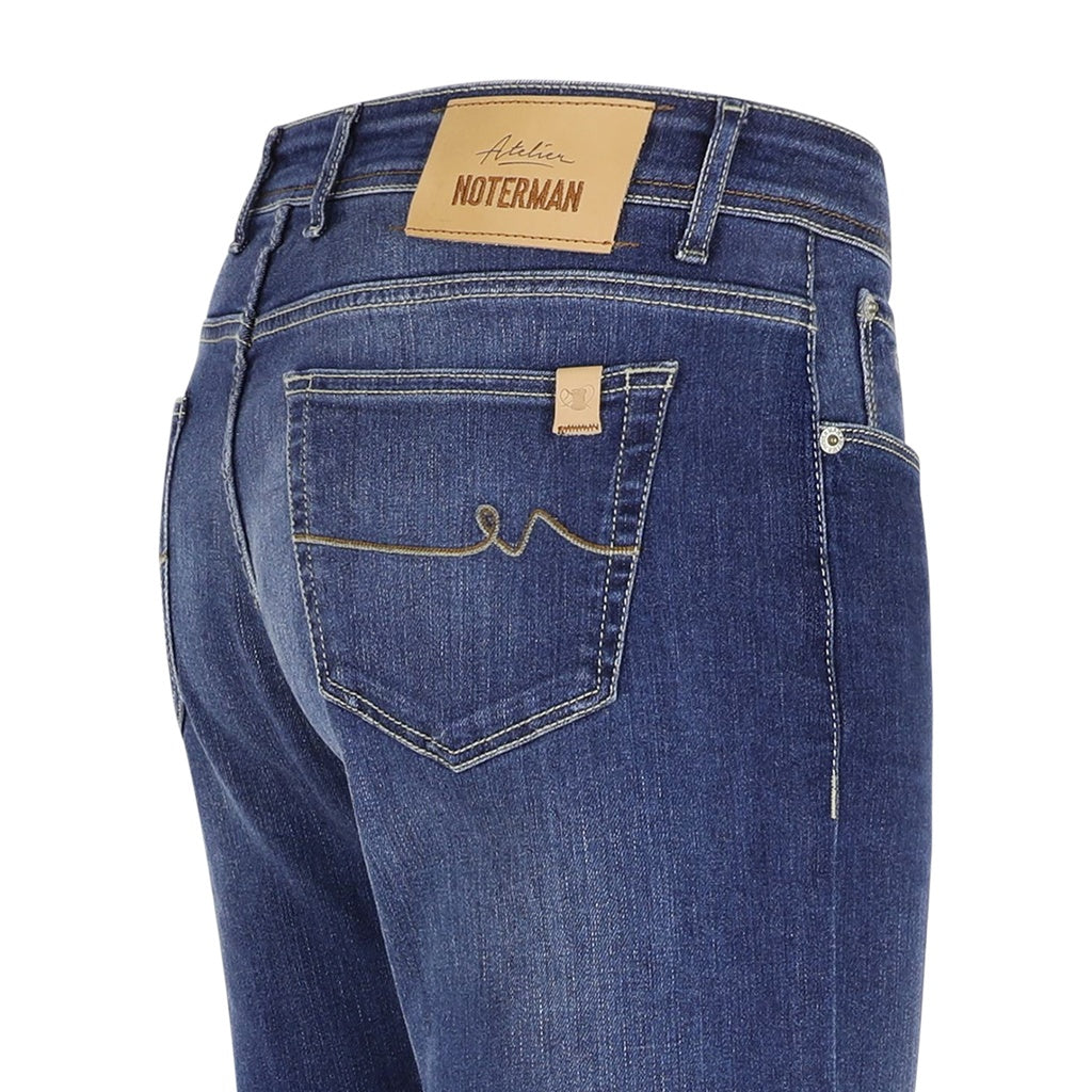 Atelier Noterman Jeans Regular Fit Denim Blauw A61
