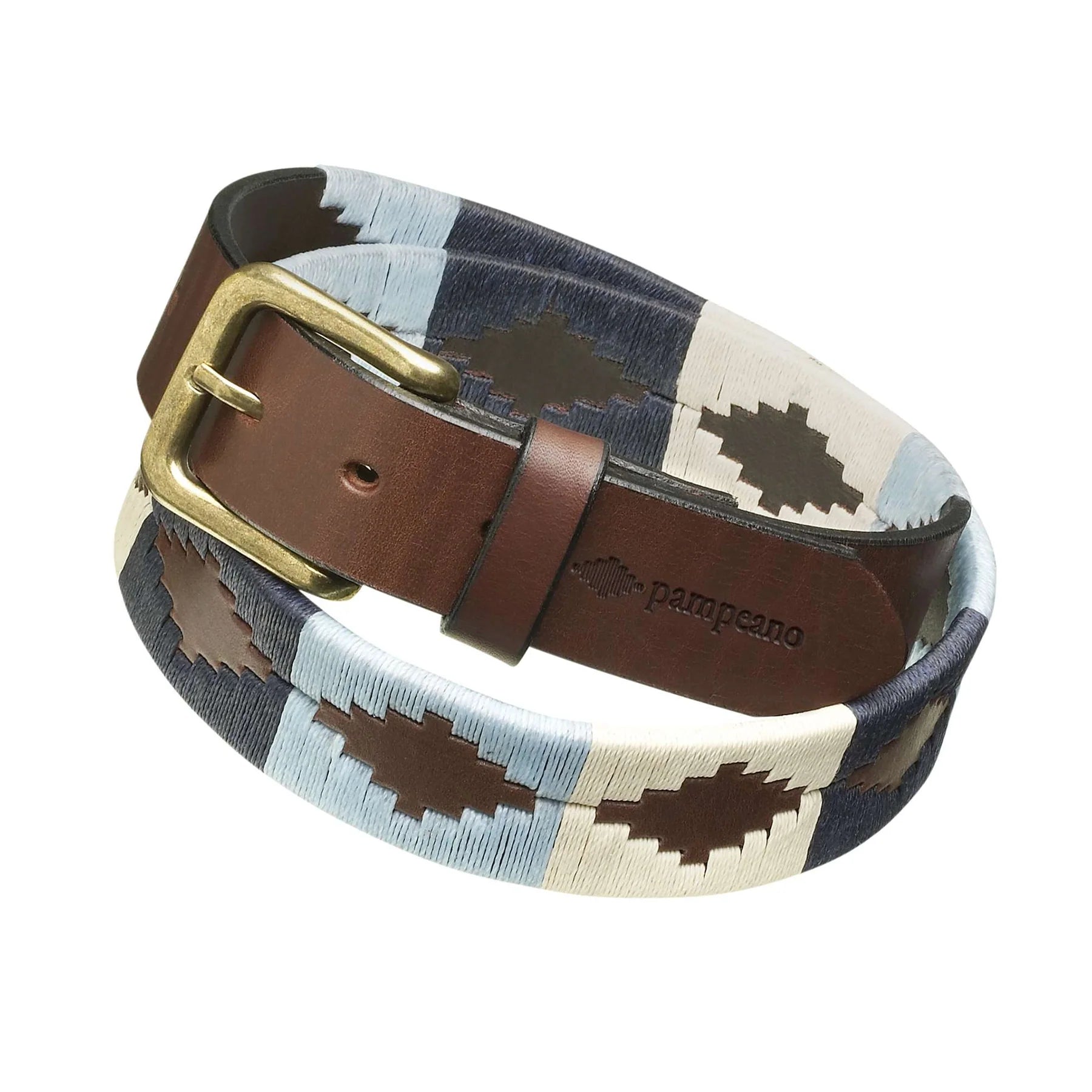 Pampeano Handwoven Premium Leather Polo Belt Sereno