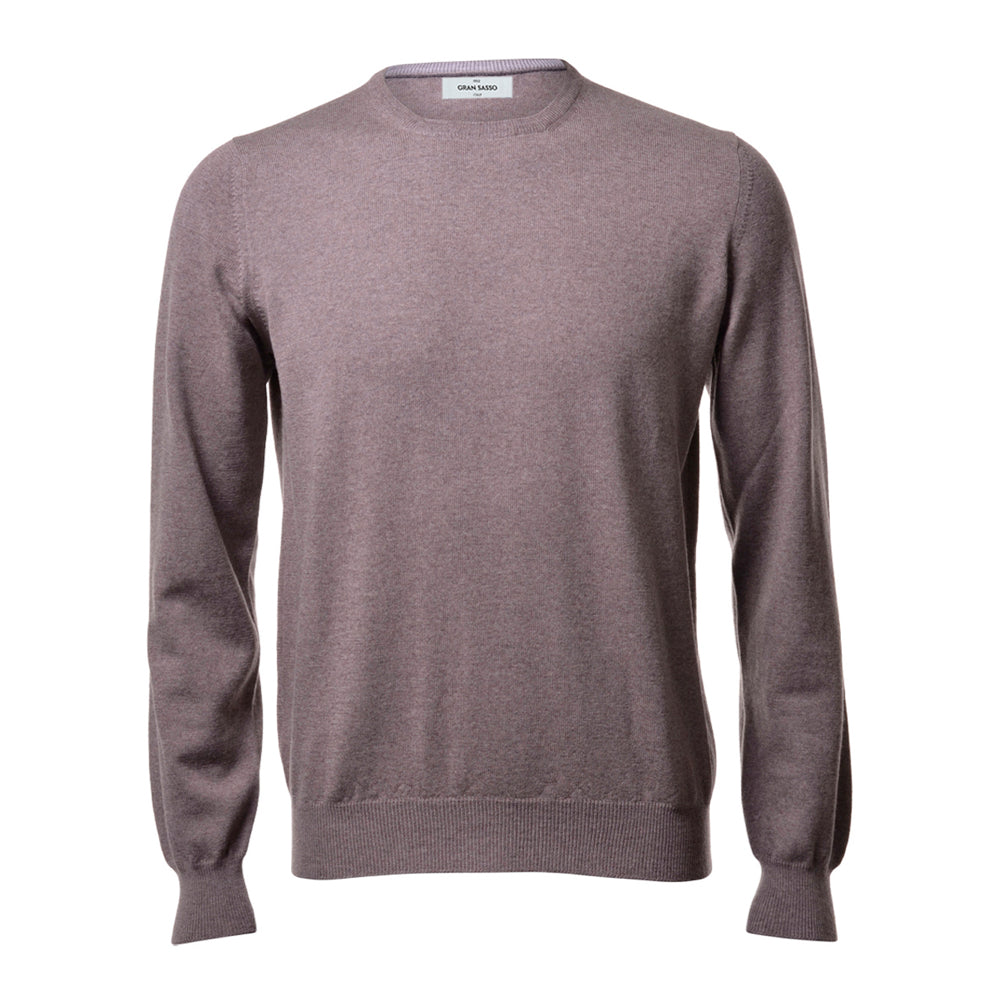 Gran Sasso Crewneck Extra Fine Merino Beige